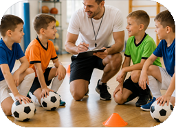 Footbik, голландский футбольный центр раннего развития детей